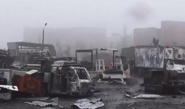 Как выглядит аэропорт Донецка сегодня: разруха, погруженная в туман