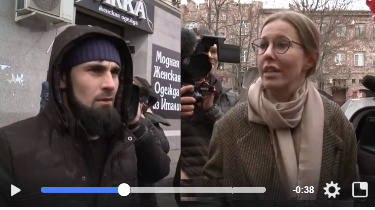 Кадыровские провокаторы с оскорблениями напали на Собчак в Грозном: в Сети опубликовано видео грязной провокации - кадры