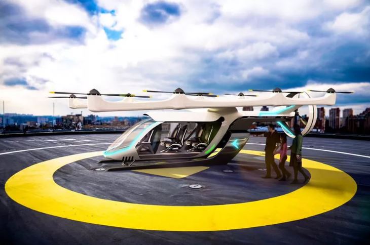 Гибрид самолета и квадрокоптера: NASA и Uber создают летающее такси