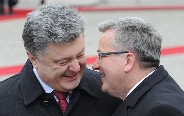 Коморовский: Польша поддержит инициативу Украины о вводе миротворворцев