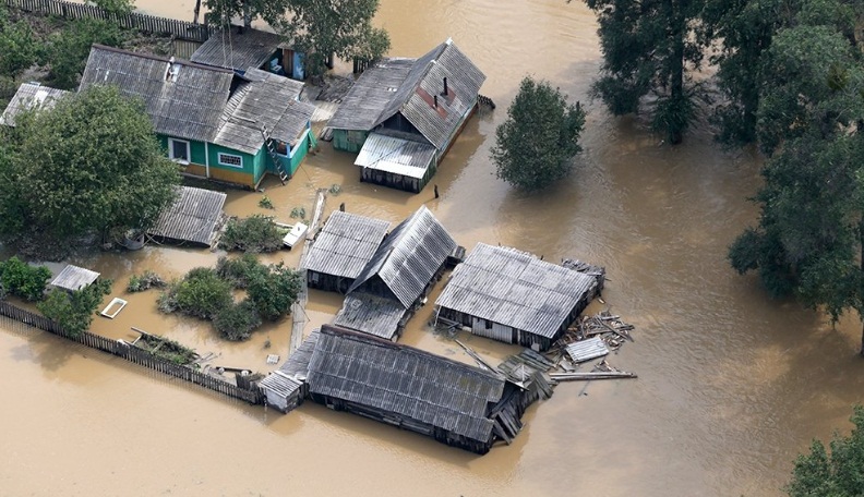 Ужасающие кадры разрушений от тайфуна Лайонрок в Приморском крае РФ: затоплены целые села, под водой более 2, 5 тыс домов 