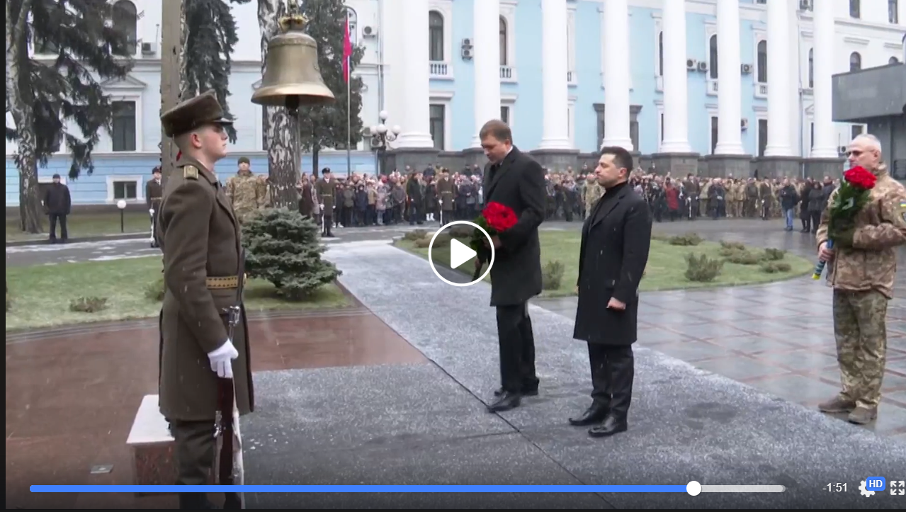 Зеленский почтил память защитников аэропорта Донецка: появилось сильное видео