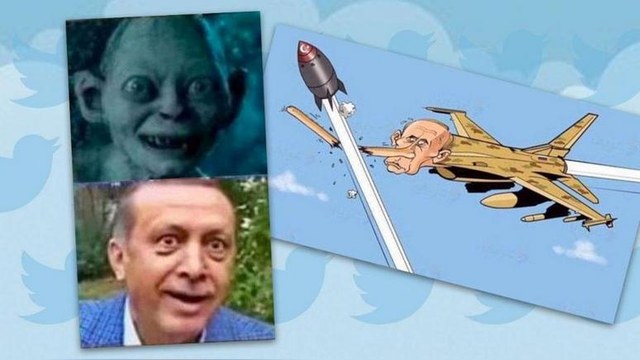 Bild: "лживый нос" Пиноккио-Путина и Голлум-Эрдоган схлестнулись в войне мэмов