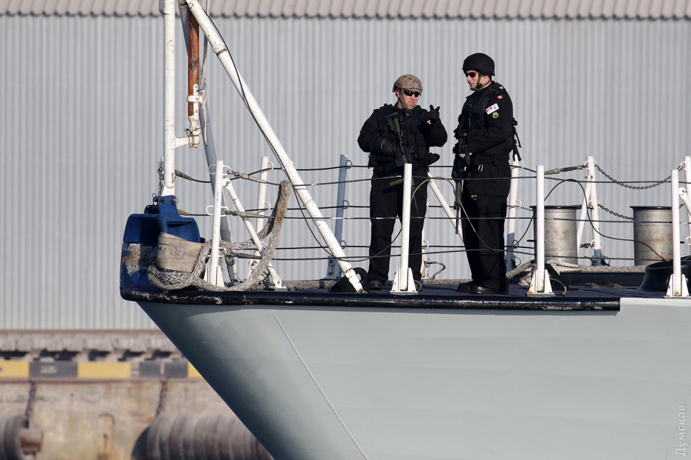 Корабли НАТО в порту Одессы: появились фото снаружи и внутри фрегатов "Торонто" и "Санта Мария"