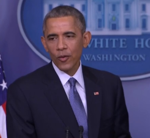 Прямая онлайн видео-трансляция пресс-конференции Барака Обамы 19.12.2014