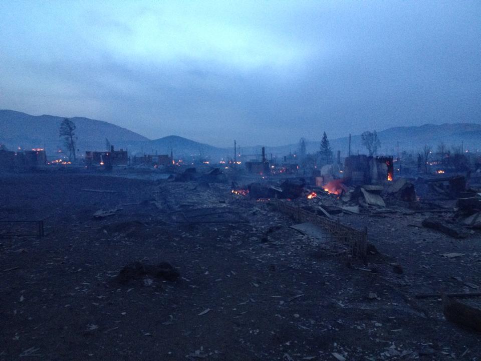 ​Масштабные пожары в Сибири: горели около 40 населенных пунктов Хакасии, уничтожена тысяча домов