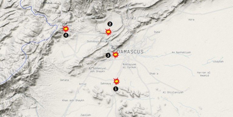 Стали известны все 10 целей смертоносного удара Израиля по важнейшим военным объектам Сирии - карта