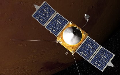 Оставив за кормой 711 млн. километров, зонд Maven вышел на орбиту Марса