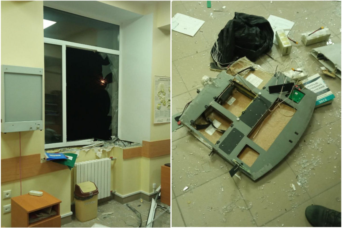 Россияне показали удар по больнице в Донецке: выяснилось, что БПЛА на фото российский