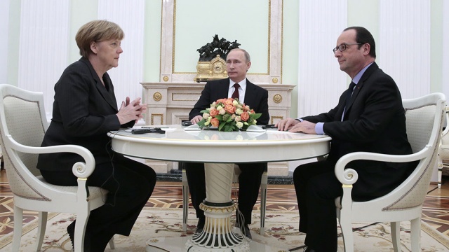 Путин, Меркель и Олланд обсудили судьбу Донбасса и возможность урегулирования конфликта: появился шанс организовать переговоры в "нормандском" формате 