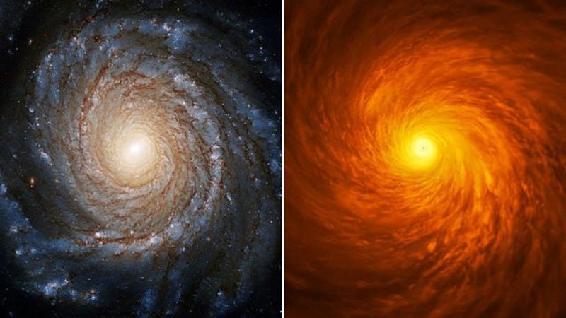 Возле черной дыры удалось обнаружить гигантский диск – астрономы поражены открытием зонда Hubble: кадры 