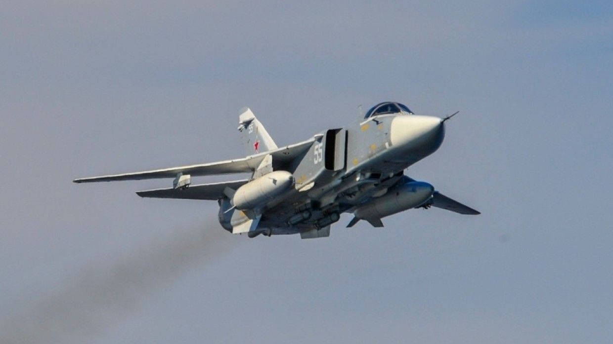 Россия потеряла шестой военный самолет за месяц - под Пермью разбился Су-24