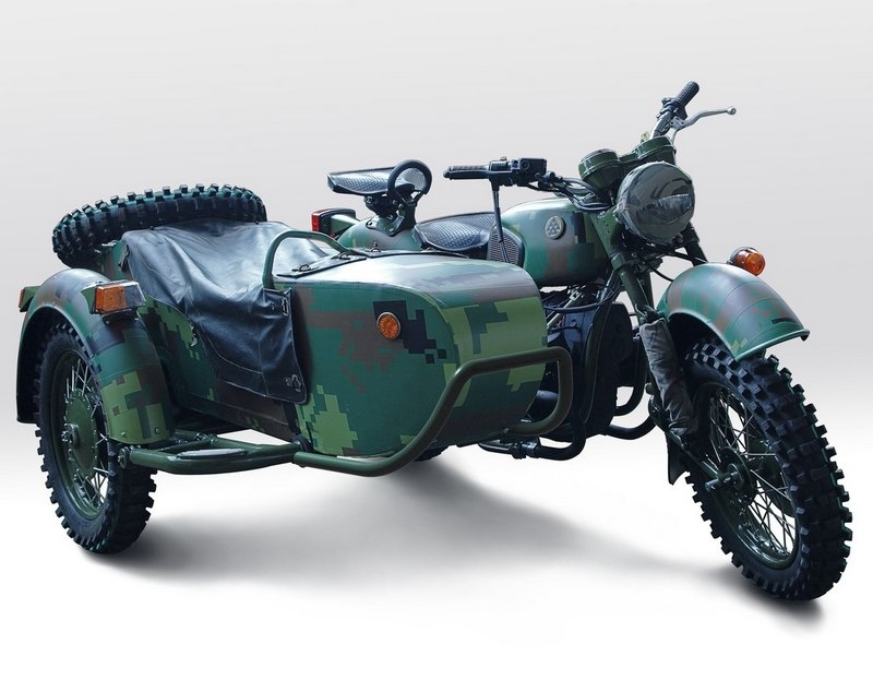 ​Специально для украинской армии: презентован военный мотоцикл повышенной проходимости "Днепр-16М" со встроенным минометом и багажником для мин (кадры)