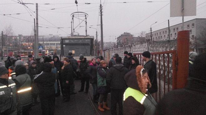 В Киеве работники общественного транспорта объявили забастовку