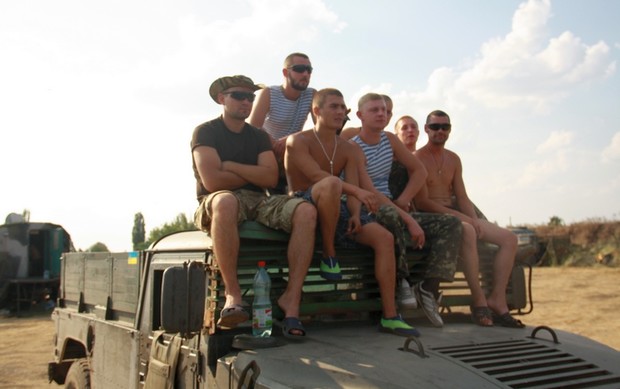 В лагере АТО прошла акция "Поддержи своих"