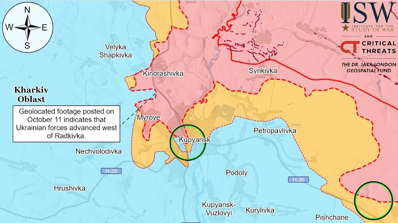 Бойцы ВСУ провели контратаку под Купянском, известен результат – ISW