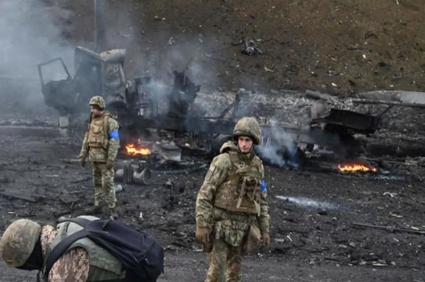 75% группы погибло: ВСУ показали точную бомбардировку россиян с воздуха