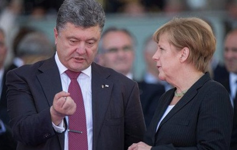 Согласовали позиции и цели: Меркель рассказала Порошенко о том, что будет говорить Путину при личной встрече на саммите G20