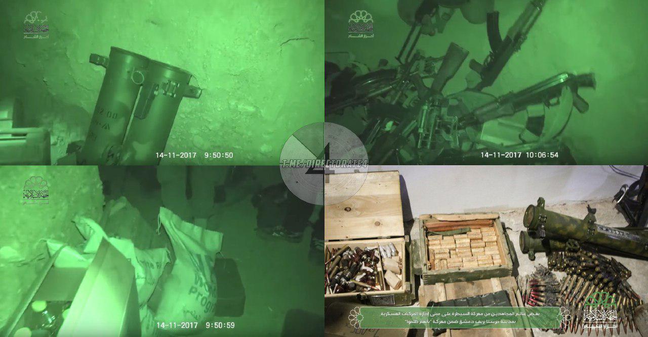 ​Бойцы оппозиции здорово “прессонули” вояк Асада и Путина в Сирии: в Восточной Гуте захвачен склад с российскими боеприпасами