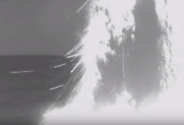 ​Пентагон показал уникальное видео запуска “Томагавка” с подлодки по базе диктатора Асада