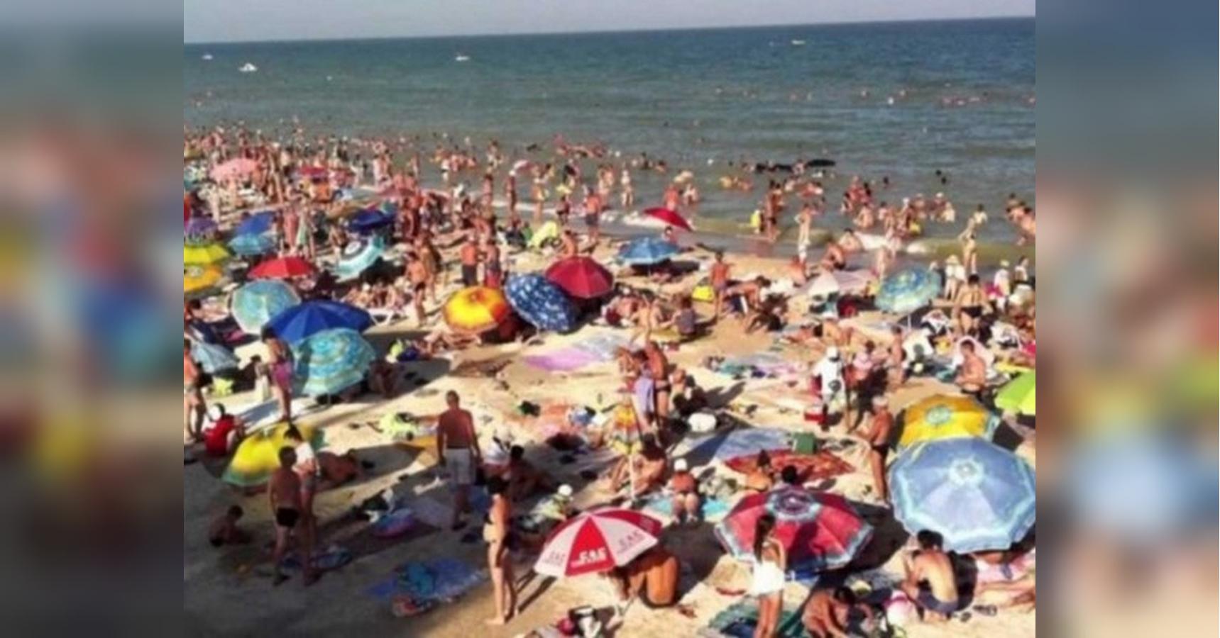 Все ясно без слов: в Сети сравнили фото пляжей в Украине и оккупированной Ялте