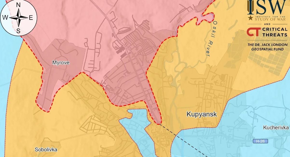 ВС РФ продвинулись в Купянске Харьковской области и заявили о возобновлении боев в райцентре – ISW