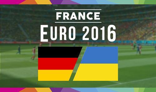 Евро-2016. Германия – Украина :1:0 после первого тайма