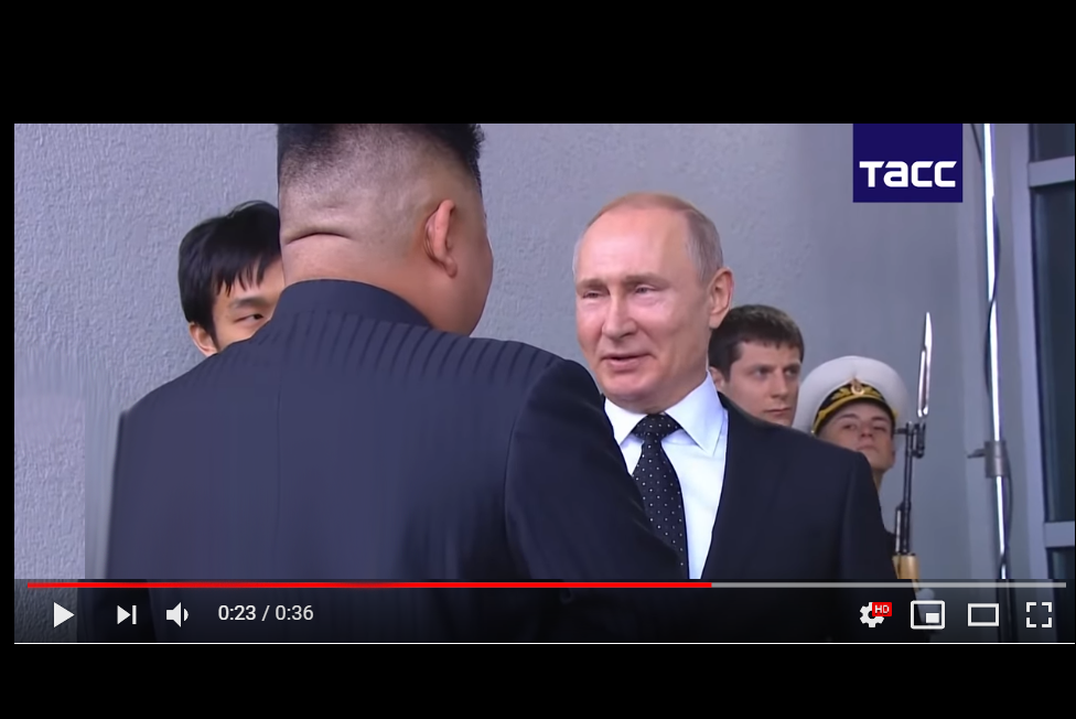 Путин и Ким Чен Ын встретились во Владивостоке: появилось уникальное видео встречи