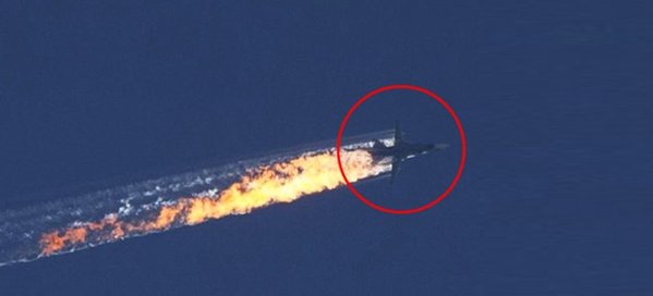 Эксклюзивные кадры с места крушения российского истребителя Су-24 в Турции