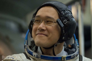 Выяснилась причина, по которой японский астронавт "неожиданно вырос", – кадры