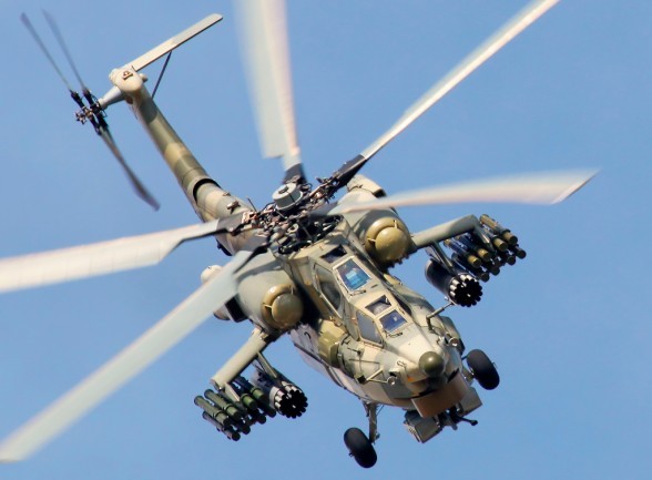 Боевой вертолет РФ Ми-28Н рухнул в Сирии по невыясненным причинам - есть погибшие среди экипажа
