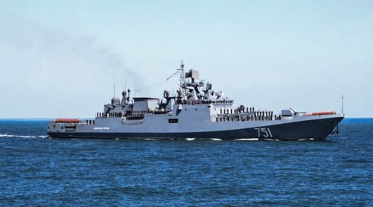 ВСУ повторно накрыли огнем российский носитель "Калибров" фрегат "Адмирал Эссен"
