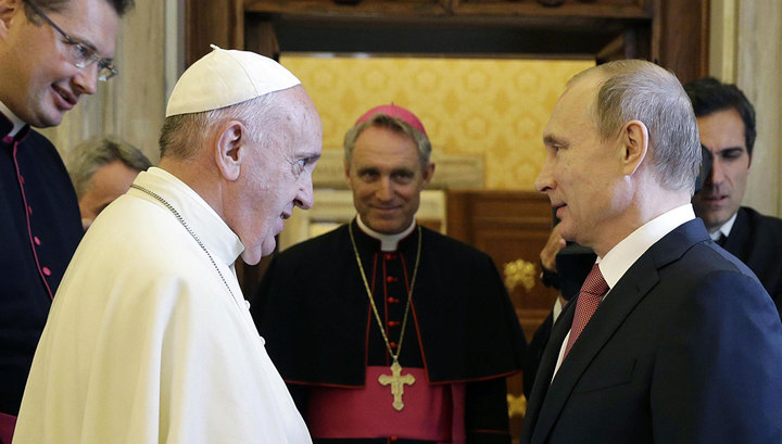 Наивные: В России верят, что папа Римский связывает большие надежды с Путиным