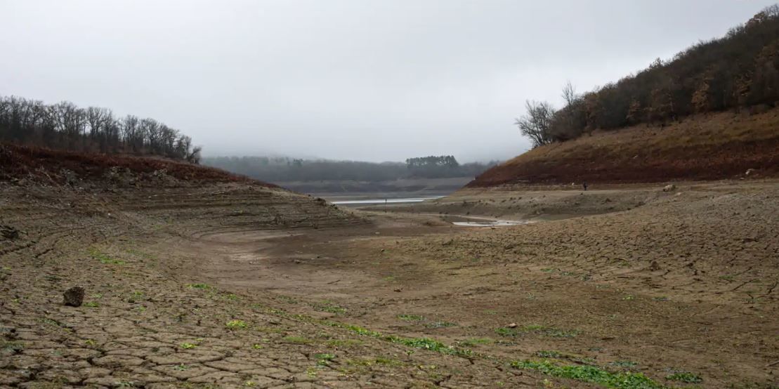 Во что превратилось Партизанское водохранилище в Крыму: новые кадры