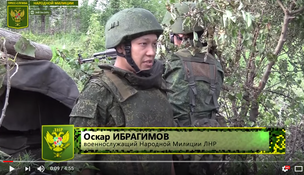 "Буряты" опять замечены на Донбассе: Сеть взорвало видео, как российский наемник прокололся перед камерой