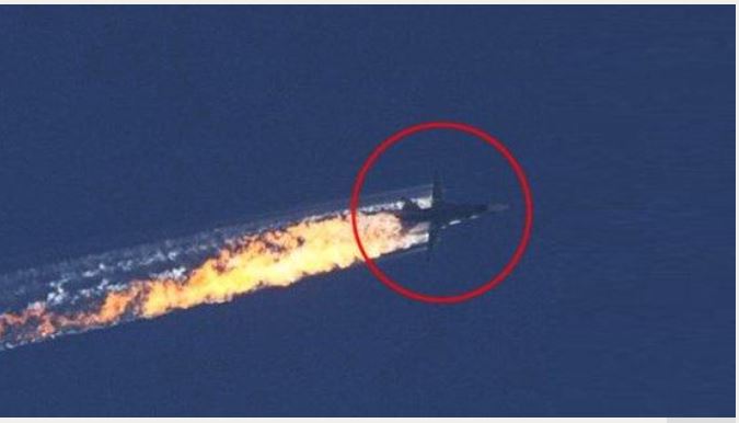 Официально: турецкий F-16 сбил российкий Су-24 за нарушение границы