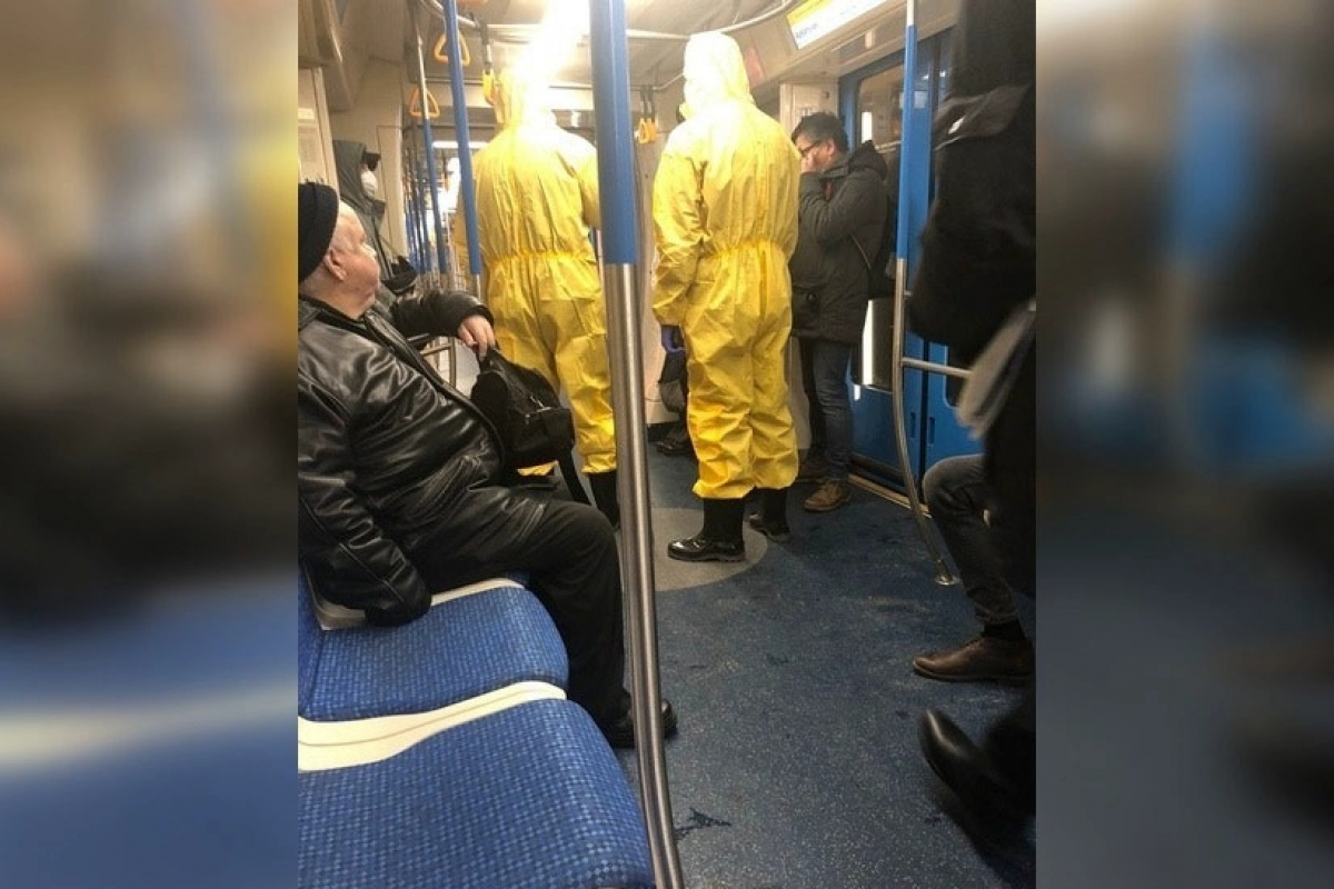 ​"Коронавирус 2019-nCoV" в метро Москвы: появилось видео, как россияне реагируют на "инфицированных"
