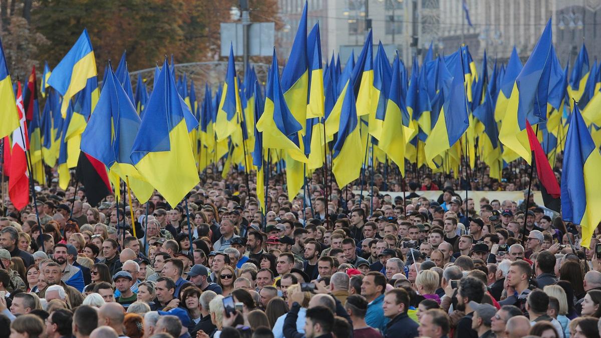 Майдан в Киеве "Нет капитуляции!": онлайн-трансляция протеста