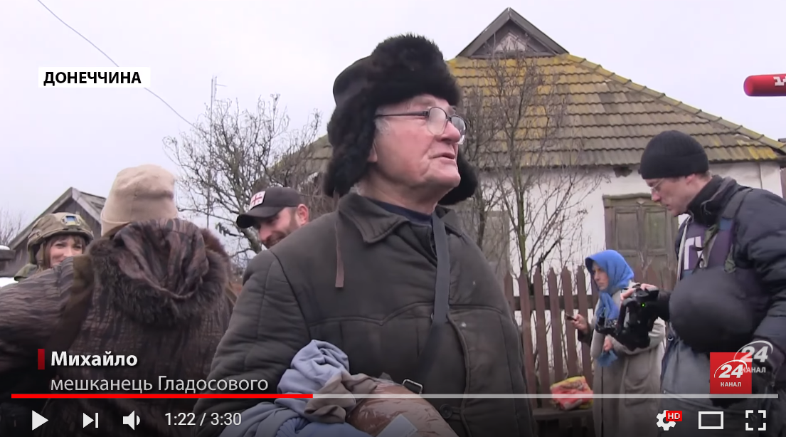 Освобожденные села "серой зоны" Донбасса: СМИ опубликовали новое видео с реакцией местных жителей на возвращение в Украину, - кадры 