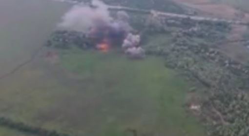 На Донбассе по позициям армии Путина нанесен мощный удар: взорвана техника боевиков, есть убитые – кадры