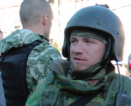 Моторолла и Губарев встретились в центре Донецка