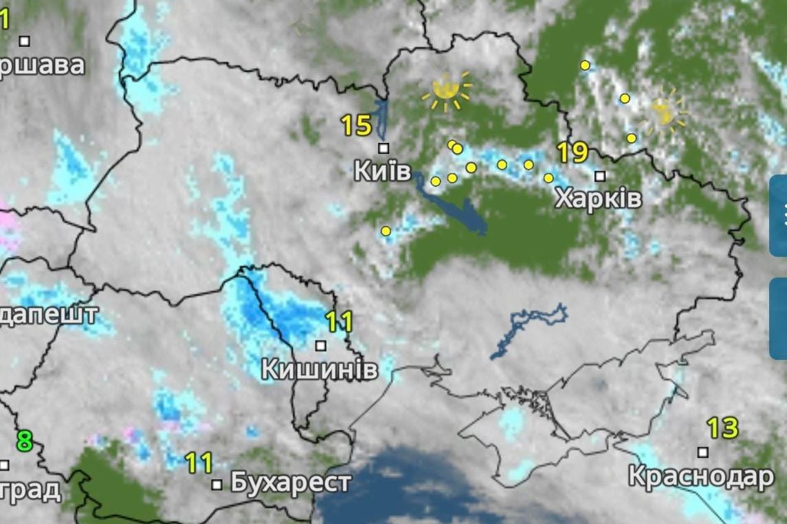Молнии и ливни сегодня: грозовая активность накроет часть Украины в ближайшие часы