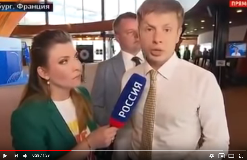 Украинский нардеп Гончаренко назвал Путина "гопником" в эфире росТВ на глазах опешившей Скабеевой - видео