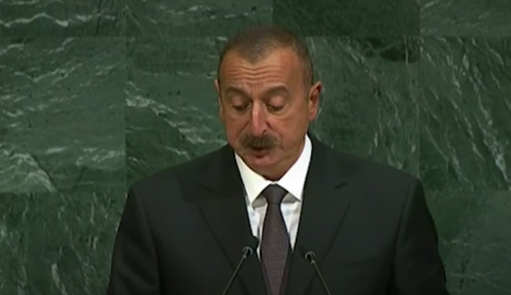 "Армения довела исламофобию до предела", – президент Азербайджана Алиев в ООН призвал остановить "армянский фашизм и террор"