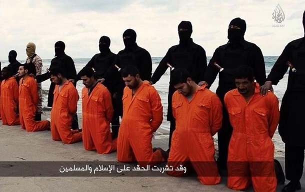 В Интернет попало видео массового расстрела христиан в Ливии