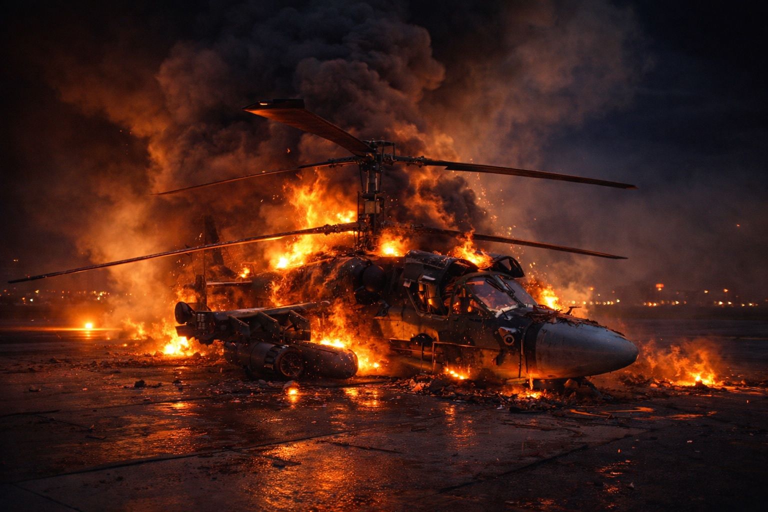 ВСУ ночью взорвали сразу два вертолета в глубоком тылу России - СМИ