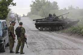 В Луганской области ополченцы с постамента сняли очередной Т-34