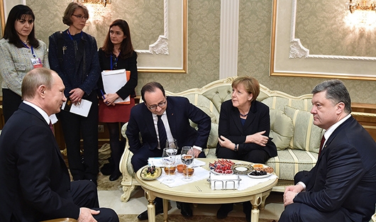 В Минске завершились переговоры лидеров "нормандской четверки"