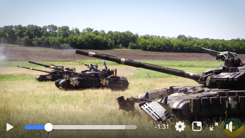 Танковые подразделения ВСУ отработали операцию продвижения на Донбассе: появилось видео мощного удара