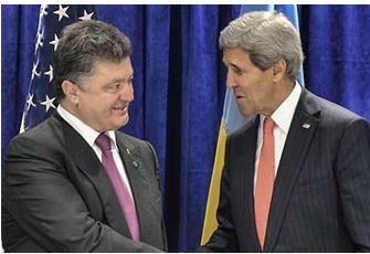 Керри доволен инициативой Порошенко относительно гуманитарной миссии для Луганска